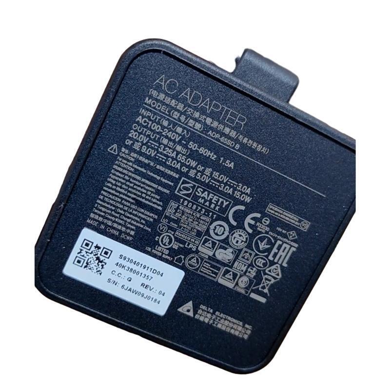 *Brand NEW*MSI 20V 3.25A 65W USB-C Charger ADP-65SD B for MSI Modern 15 A11MU-654 MS-1552 Power Supply
